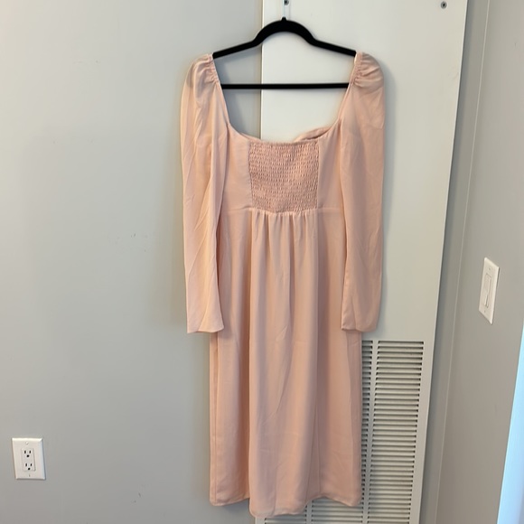 EUC Anthropologie BHLDN pink midi dress - Picture 4 of 6